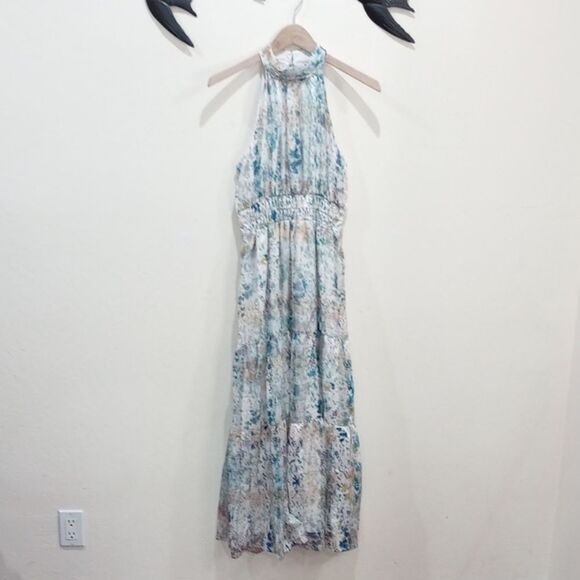NEW! Anthropologie Somerset Chiffon Maxi Dress  - Size Small - Picture 6 of 15